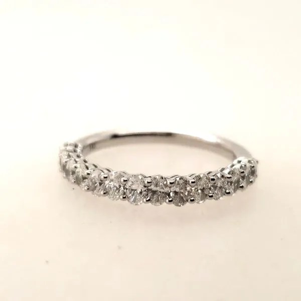 14 Karat White Gold Oval Diamond Anniversary Ring Trinity Jewelers  Pittsburgh, PA