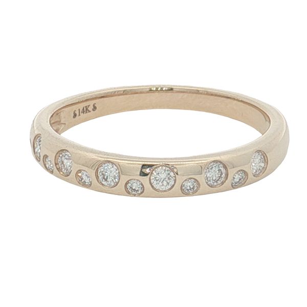 14 Karat Yellow Gold Diamond Anniversary Ring Trinity Jewelers  Pittsburgh, PA