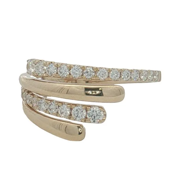 14 Karat Yellow Gold Diamond Cascade Ring Trinity Jewelers  Pittsburgh, PA