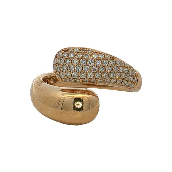 14 karat yellow gold diamond bypass ring Trinity Jewelers  Pittsburgh, PA