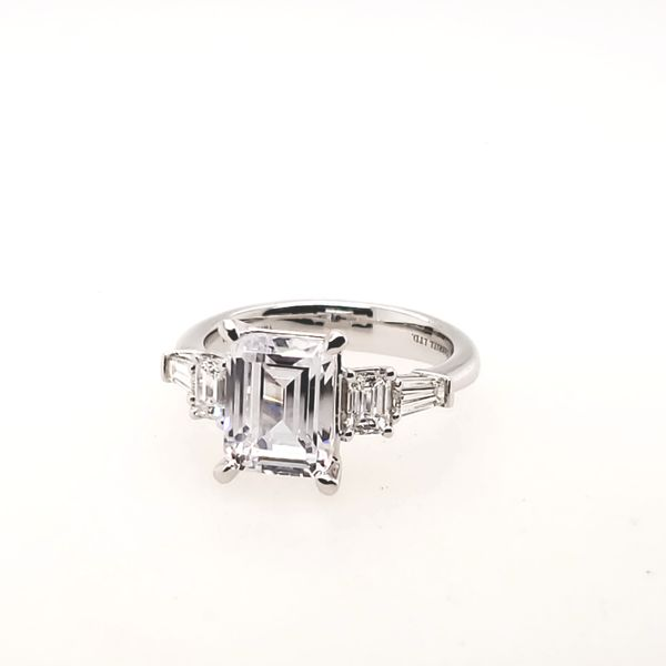 18 Karat White Gold Diamond Semi Mounting Trinity Jewelers  Pittsburgh, PA