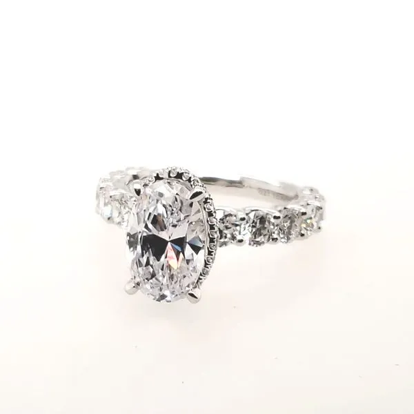 18 Karat White Gold Diamond Semi Mounting Trinity Jewelers  Pittsburgh, PA