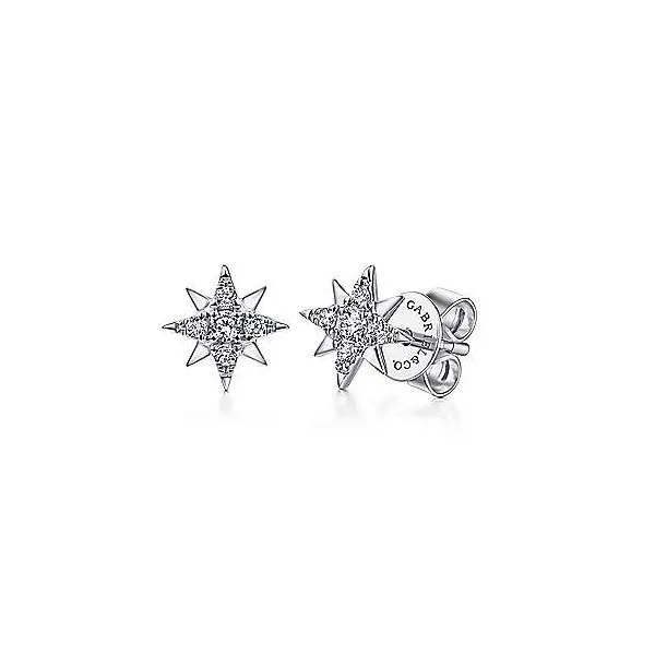 14 Karat White Gold Diamond Earring Trinity Jewelers  Pittsburgh, PA