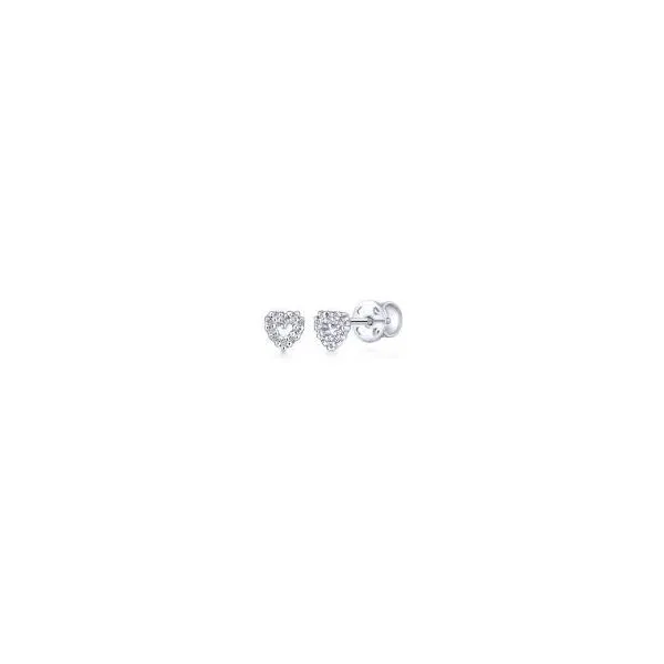 14 Karat White Gold Diamond Earrings Trinity Jewelers  Pittsburgh, PA