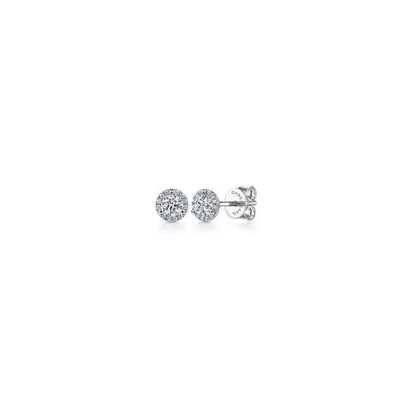 14 Karat White Gold Diamond Earrings Trinity Jewelers  Pittsburgh, PA