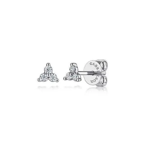 14 Karat White Gold Diamond Earrings Trinity Jewelers  Pittsburgh, PA