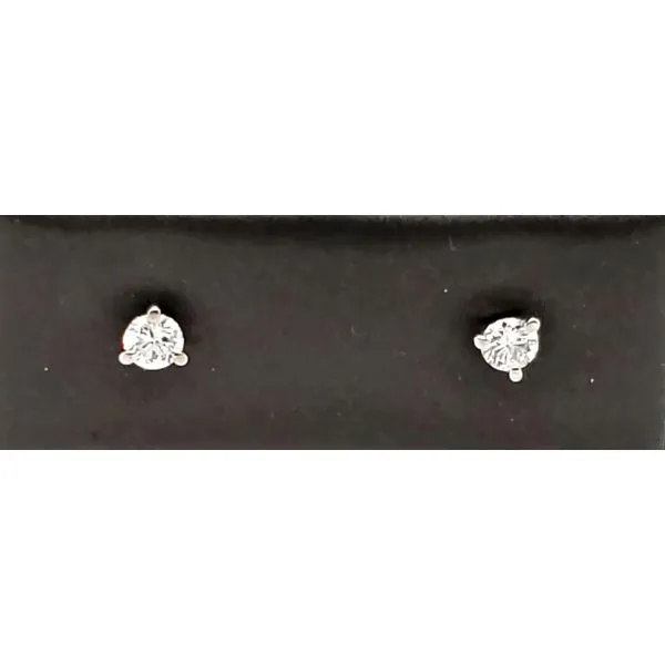 14 Karat White Gold Diamond Earring Trinity Jewelers  Pittsburgh, PA