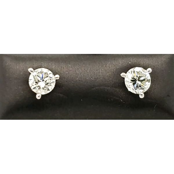 14 Karat White Gold Diamond Earring Trinity Jewelers  Pittsburgh, PA
