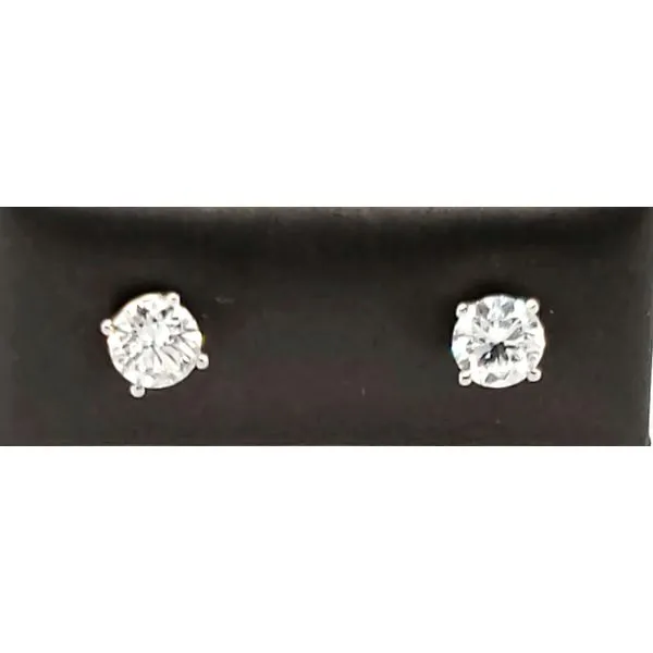 14 Karat White Gold Diamond Earring Trinity Jewelers  Pittsburgh, PA