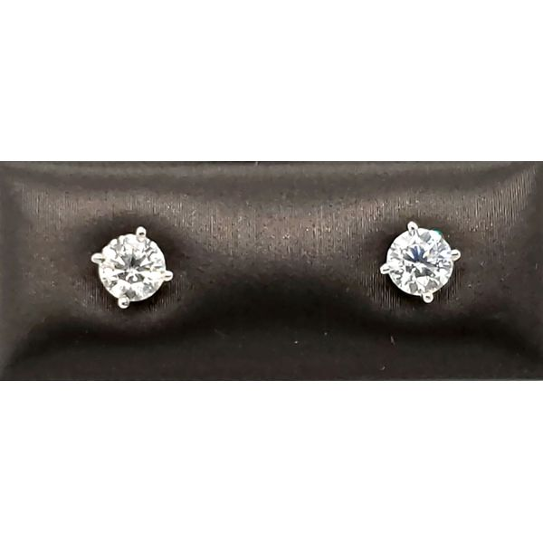 14 Karat White Gold Diamond Earring Trinity Jewelers  Pittsburgh, PA