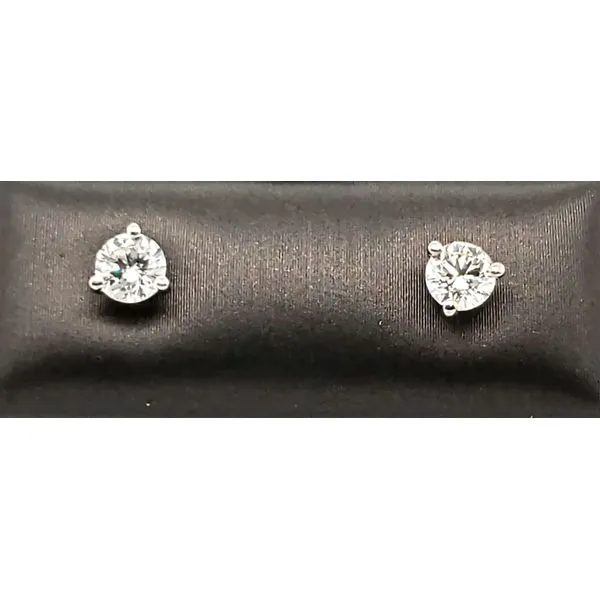 14 Karat White Gold Diamond Earring Trinity Jewelers  Pittsburgh, PA