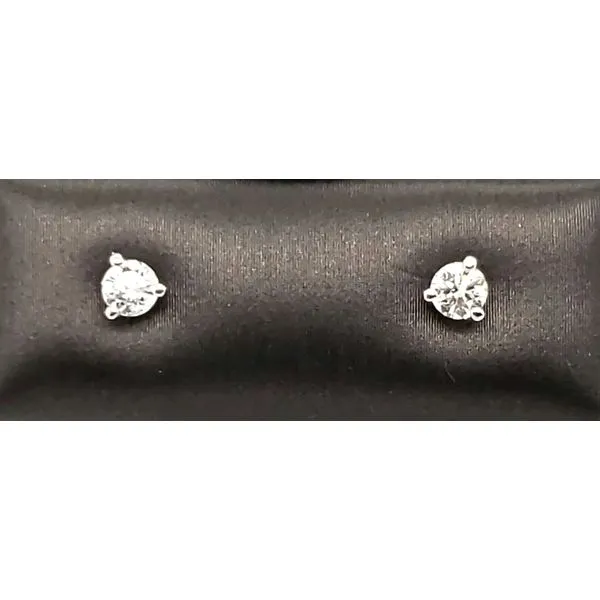 14 Karat White Gold Diamond Earring Trinity Jewelers  Pittsburgh, PA