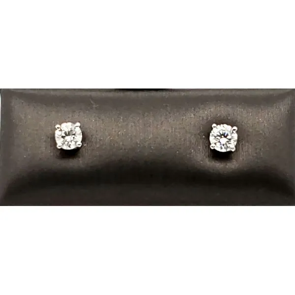 14 Karat White Gold Diamond Earring Trinity Jewelers  Pittsburgh, PA