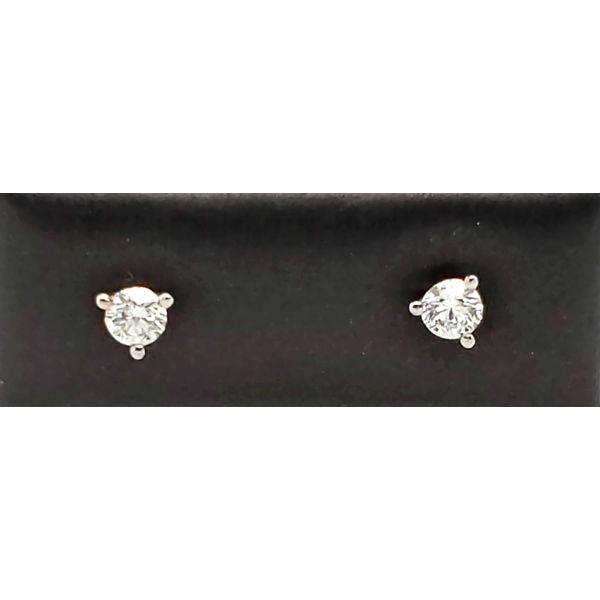 14 Karat White Gold Diamond Earring Trinity Jewelers  Pittsburgh, PA