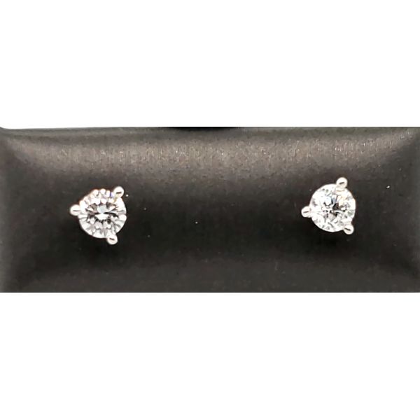 14 Karat White Gold Diamond Earring Trinity Jewelers  Pittsburgh, PA