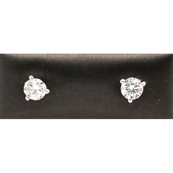 14 Karat White Gold Diamond Earring Trinity Jewelers  Pittsburgh, PA