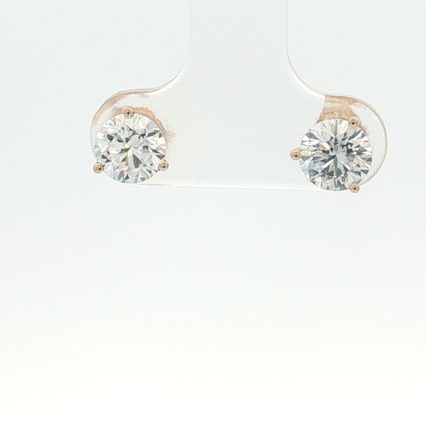 14 Karat Yellow Gold 1.50ctw Lab Grown Diamond Stud Earrings Trinity Jewelers  Pittsburgh, PA