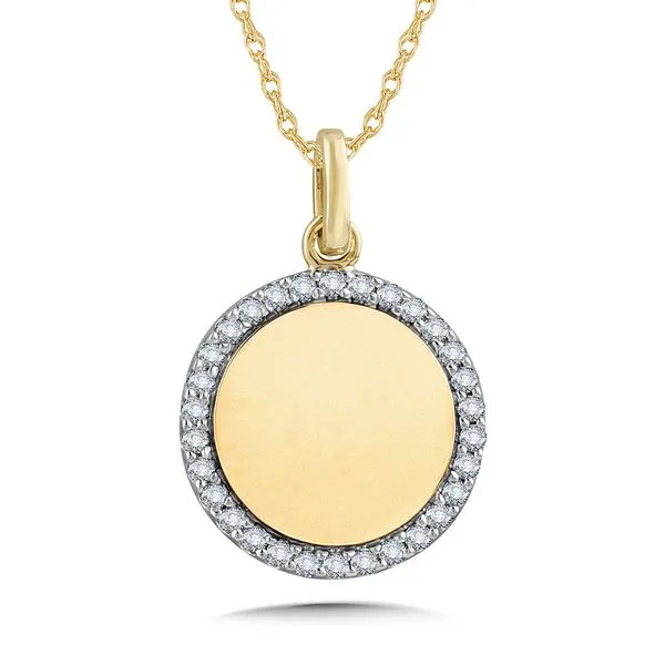 10 Karat Yellow Gold Diamond Pendant Trinity Jewelers  Pittsburgh, PA