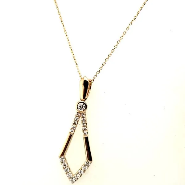 14 Karat Yellow Gold Diamond Pendant Trinity Jewelers  Pittsburgh, PA
