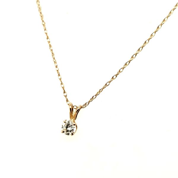 14 Karat Yellow Gold Diamond Pendant Trinity Jewelers  Pittsburgh, PA