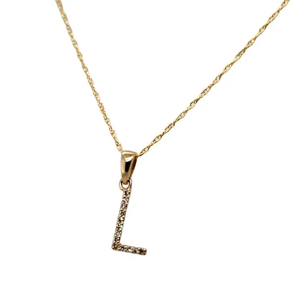 14 Karat Yellow Gold Initial 