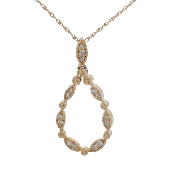 14 Karat Yellow Gold Diamond Pendant Trinity Jewelers  Pittsburgh, PA