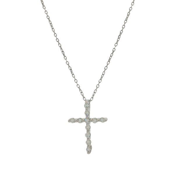 Platinum Diamond Cross Pendant Trinity Jewelers  Pittsburgh, PA