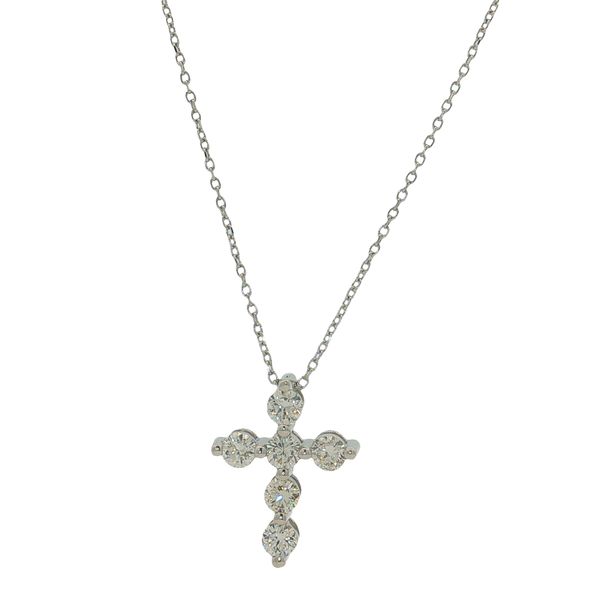 Platinum Diamond Cross Pendant Trinity Jewelers  Pittsburgh, PA