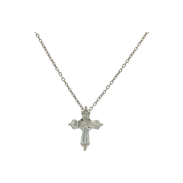 Platinum Diamond Cross Pendant Trinity Jewelers  Pittsburgh, PA
