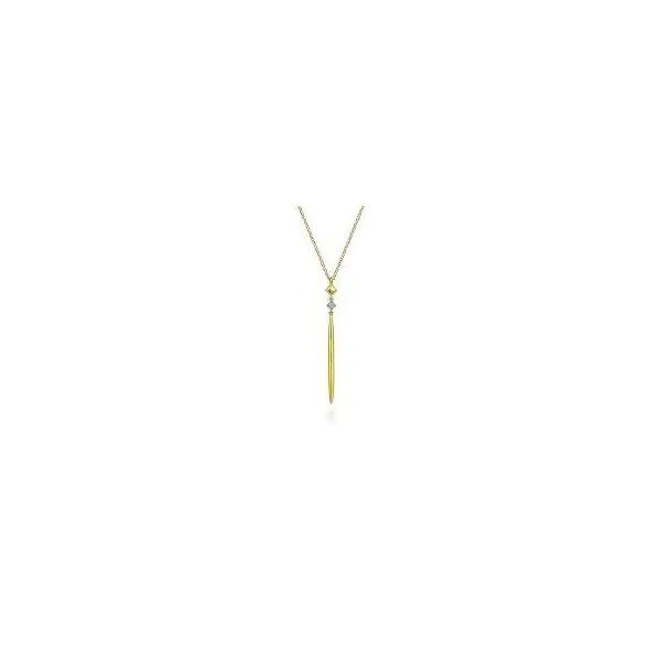 14 Karat Yellow Gold Diamond Necklace Trinity Jewelers  Pittsburgh, PA