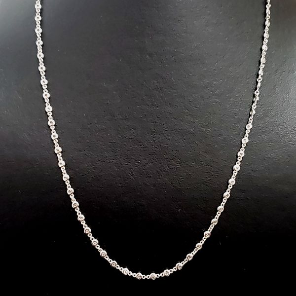 14 Karat White Gold Diamond Necklace Trinity Jewelers  Pittsburgh, PA