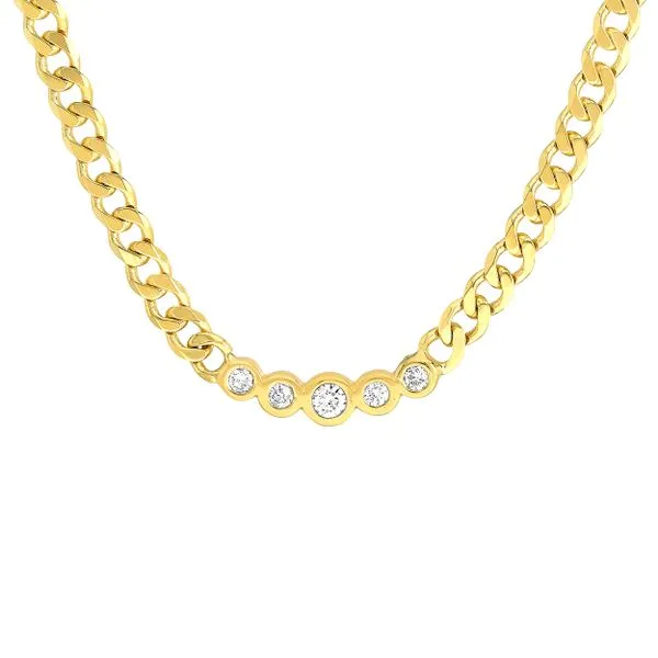 14 Karat Yellow Gold Diamond Necklace Trinity Jewelers  Pittsburgh, PA