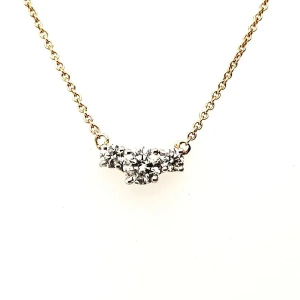 14 Karat Yellow Gold Diamond Necklace Trinity Jewelers  Pittsburgh, PA