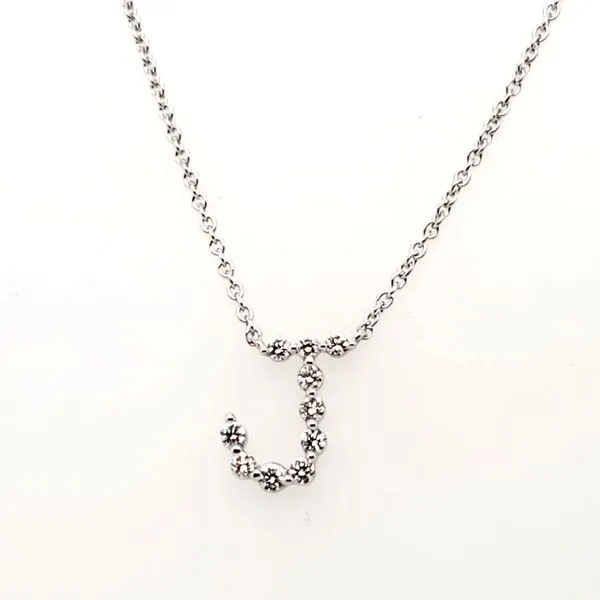 14 Karat White  Gold Diamond Necklace Trinity Jewelers  Pittsburgh, PA