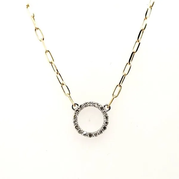 14 Karat Yellow & White Gold Diamond Necklace Trinity Jewelers  Pittsburgh, PA