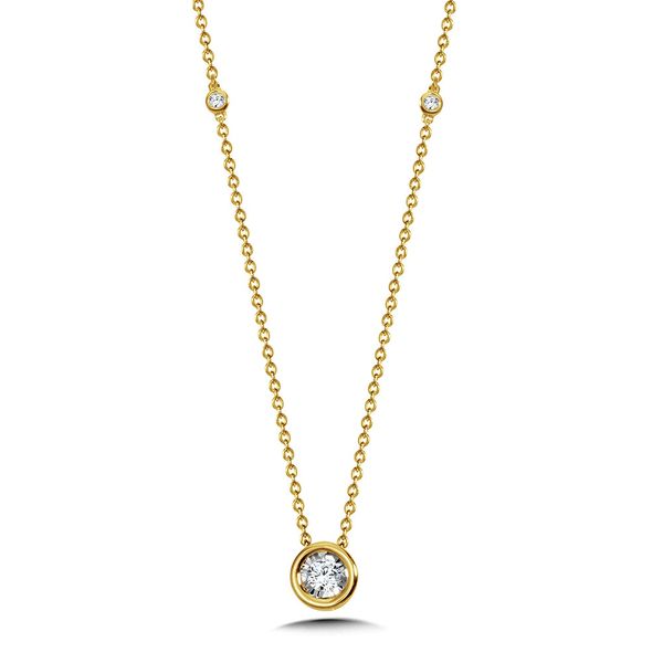 14 Karat Yellow Gold Diamond Necklace Trinity Jewelers  Pittsburgh, PA
