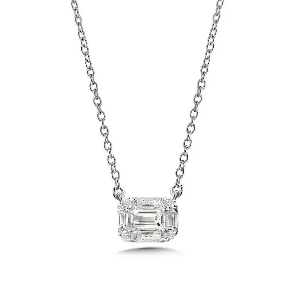 14 Karat White Gold Diamond Necklace Trinity Jewelers  Pittsburgh, PA