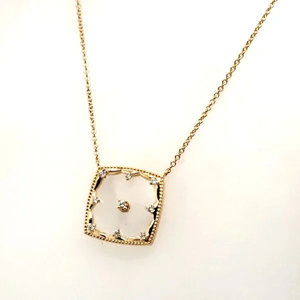 14 Karat Yellow Gold Diamond Necklace Trinity Jewelers  Pittsburgh, PA