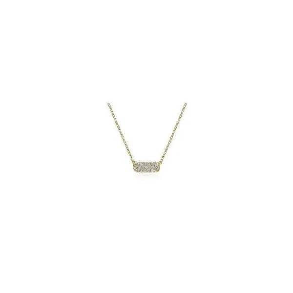 14 Karat Yellow Gold Diamond Necklace Trinity Jewelers  Pittsburgh, PA
