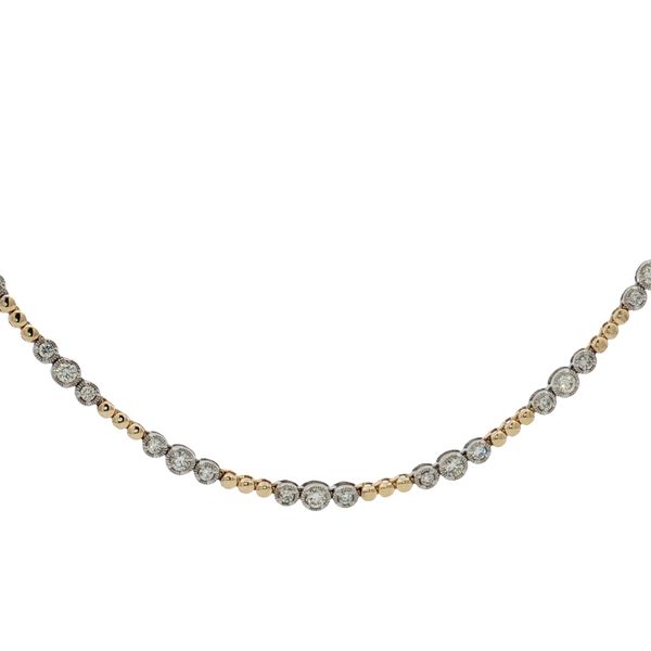 14 Karat Yellow & White Gold Diamond Necklace Trinity Jewelers  Pittsburgh, PA