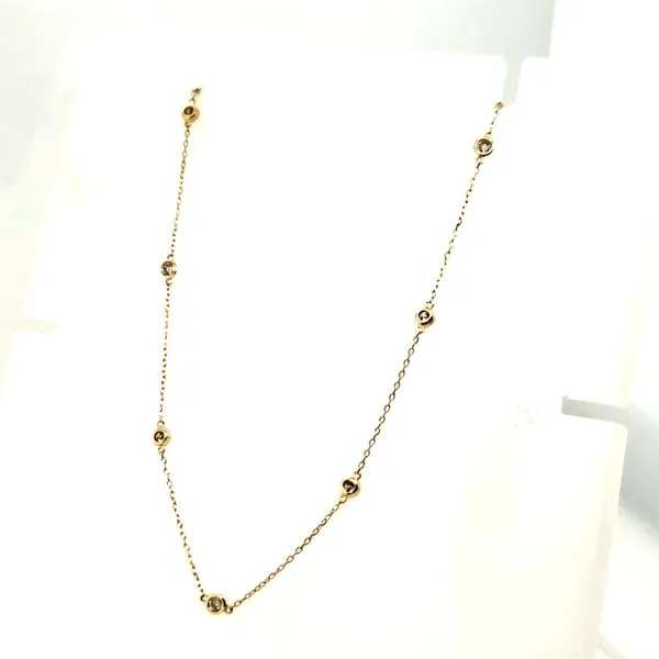 14 Karat Yellow Gold Diamond Necklace Trinity Jewelers  Pittsburgh, PA