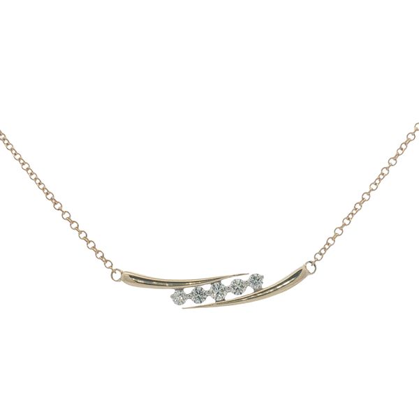 14 Karat Yellow & White Gold Diamond Necklace Trinity Jewelers  Pittsburgh, PA