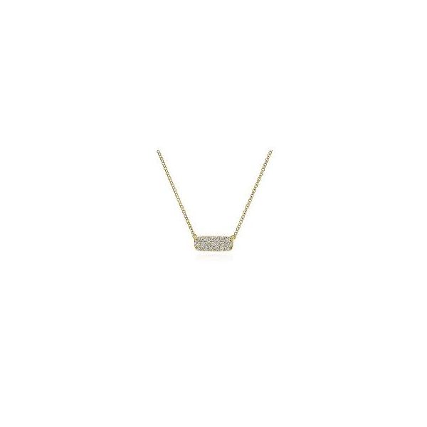 14 Karat Yellow Gold Diamond Necklace Trinity Jewelers  Pittsburgh, PA