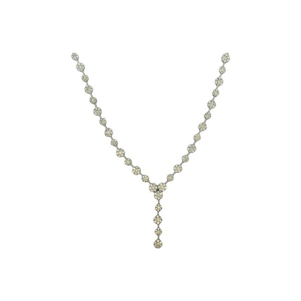 14 Karat White Gold Diamond Necklace Trinity Jewelers  Pittsburgh, PA