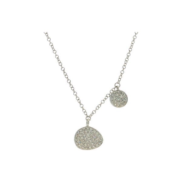 14 Karat White Gold Diamond Necklace Trinity Jewelers  Pittsburgh, PA