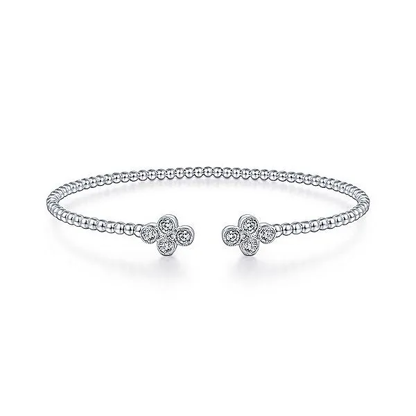 14 Karat White Gold Diamond Bracelet Trinity Jewelers  Pittsburgh, PA