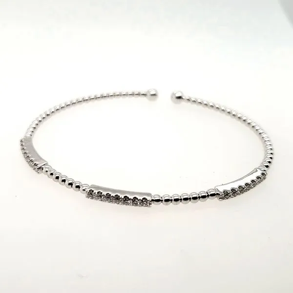 14 Karat White Gold Diamond Bracelet Trinity Jewelers  Pittsburgh, PA