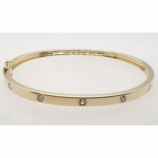 14 Karat Yellow Gold Diamond Bracelet Trinity Jewelers  Pittsburgh, PA