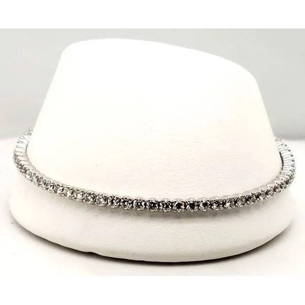 14 Karat White Gold Diamond Bracelet Trinity Jewelers  Pittsburgh, PA