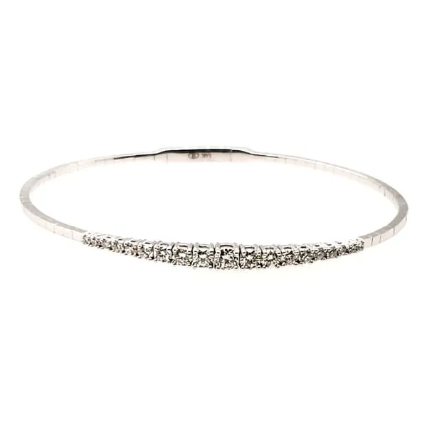 14 Karat White Gold Diamond Bracelet Trinity Jewelers  Pittsburgh, PA